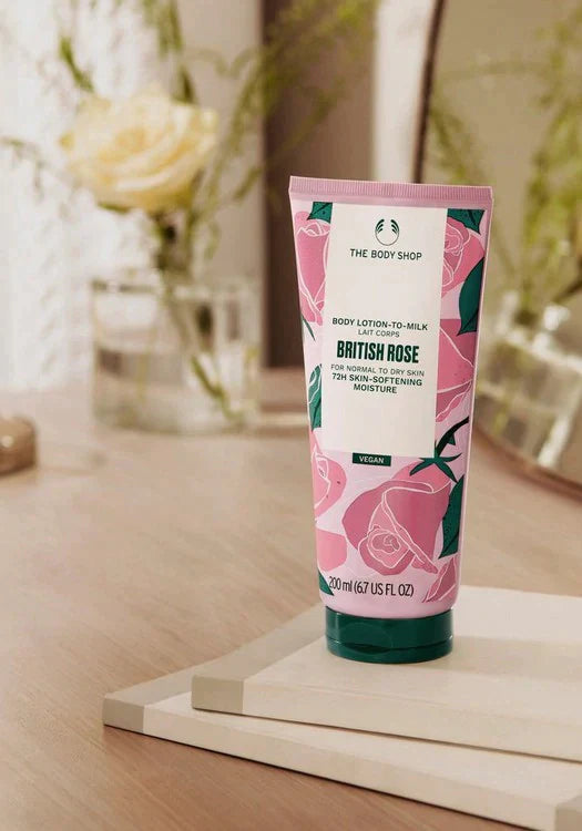 British Rose Lotion-to-Milk